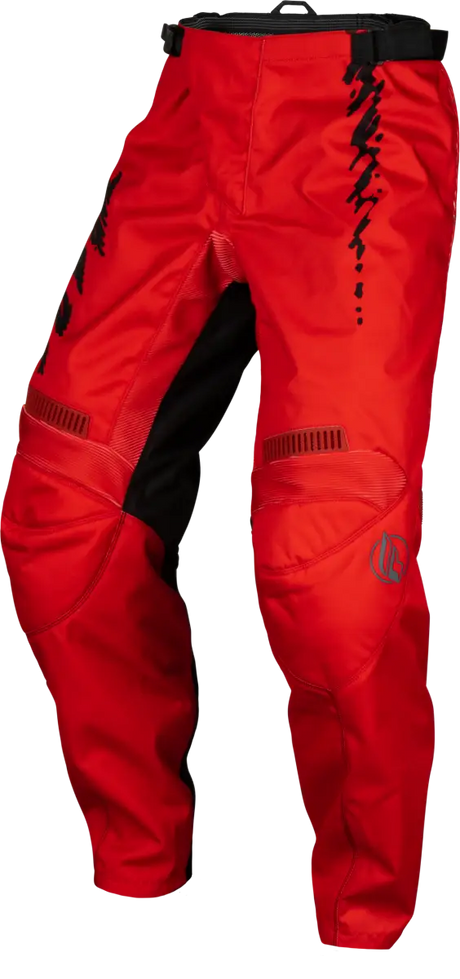 377-23218 Youth F 16 Pants Red/Black/Grey Sz 18 - F-16