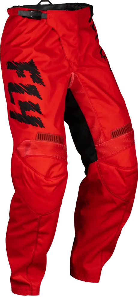 377-23226 Youth F 16 Pants Red/Black/Grey Sz 26 - F-16