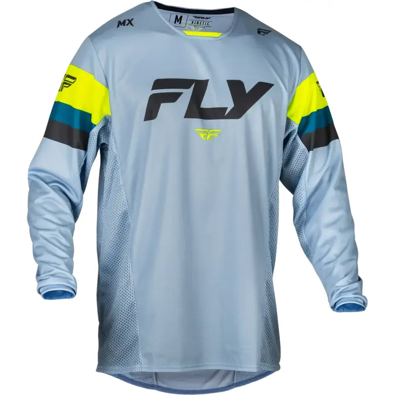 377-4212X Kinetic Prix Jersey Ice Grey/Charcoal/Hi Vis 2x - RV and Auto Parts