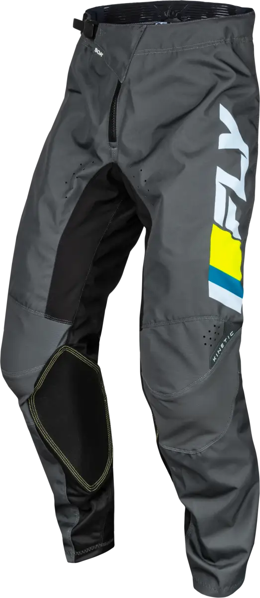 377-43132 Kinetic Prix Pants Ice Grey/Charcoal/Hi Vis Sz 32