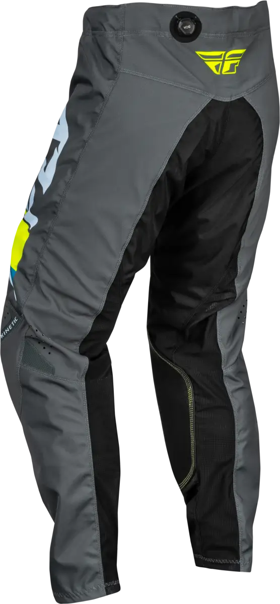 377-43132 Kinetic Prix Pants Ice Grey/Charcoal/Hi Vis Sz 32