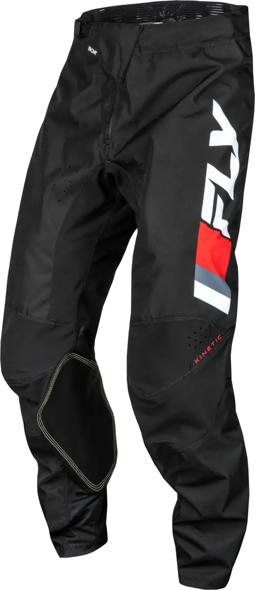 377-43220 Youth Kinetic Prix Pants Red/Grey/White Sz 20