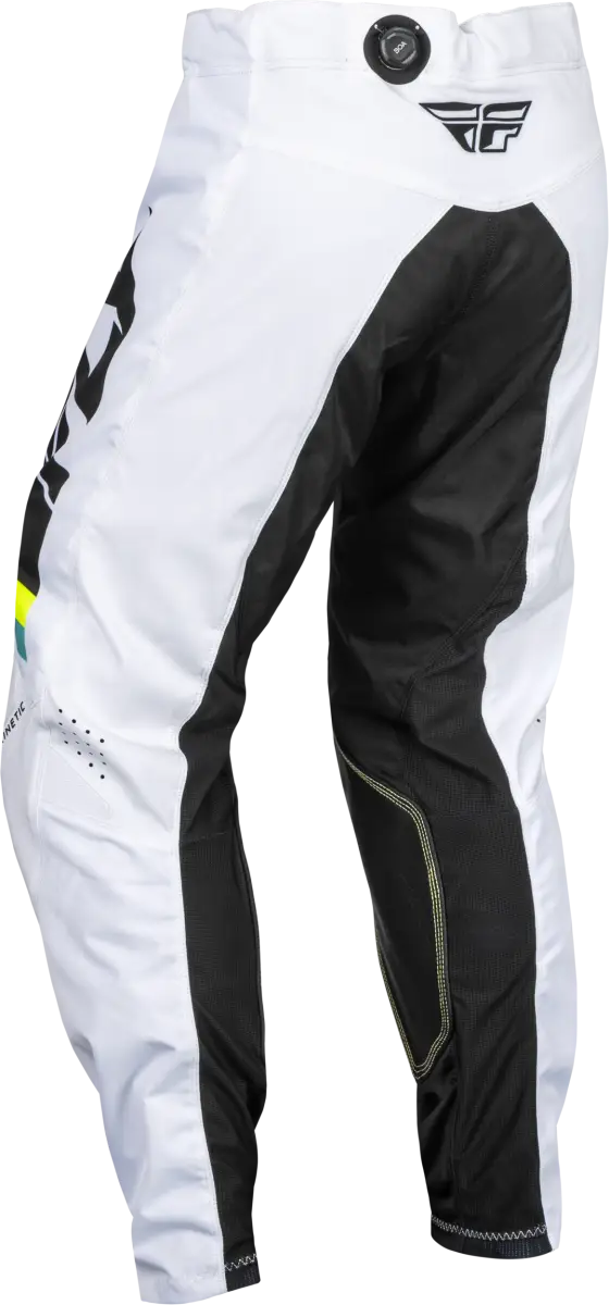 377-43338 Kinetic Prix Pants White/Black/Hi Vis Sz 38