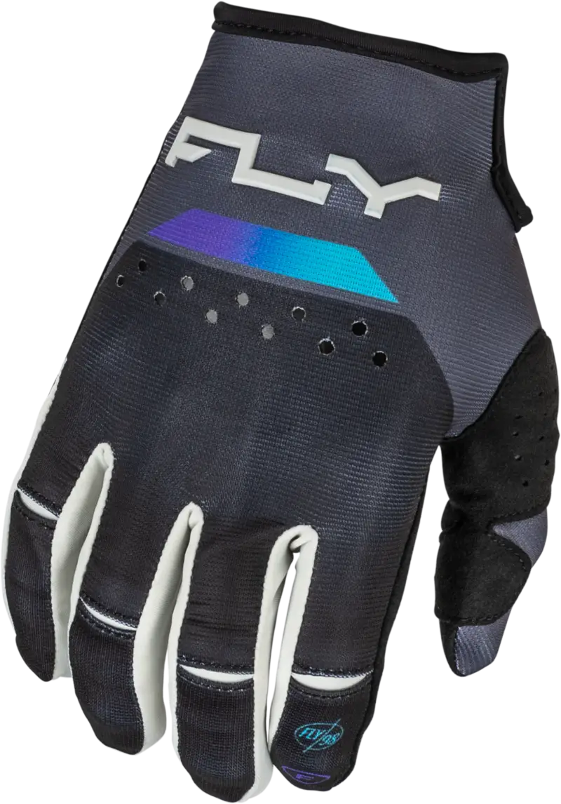 377-5103X Kinetic Reload Gloves Charcoal/Black/Blue Iridium 3x