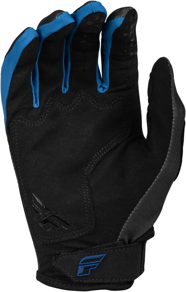 377-516YL Youth Kinetic Prodigy Gloves Char/Neon Green/True Blue Yl