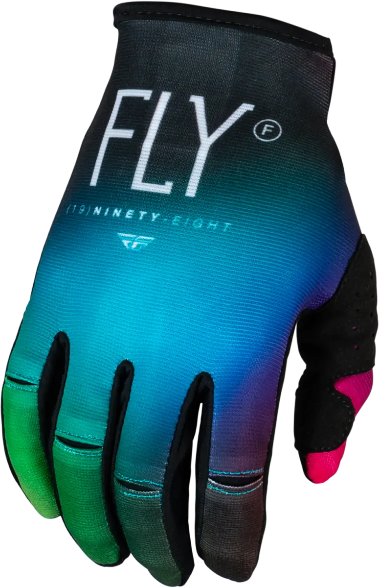 377-517YL Youth Kinetic Prodigy Gloves Fuschia/Elec Blue/Hi Vis Yl - RV and Auto Parts