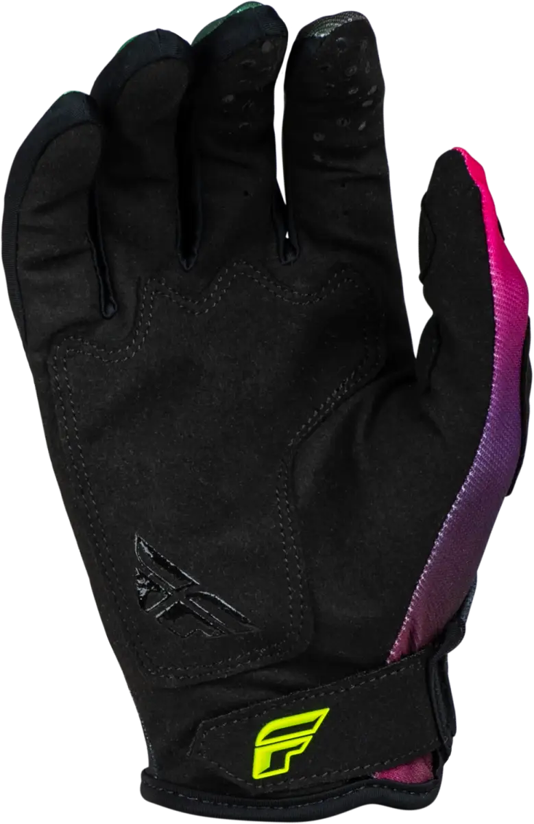 377-517YS Youth Kinetic Prodigy Gloves Fuschia/Elec Blue/Hi Vis Ys