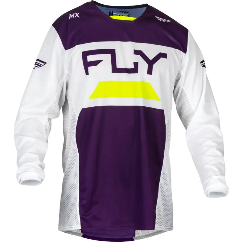377-521X Kinetic Reload Jersey Deep Purple/White/Hi Vis Xl