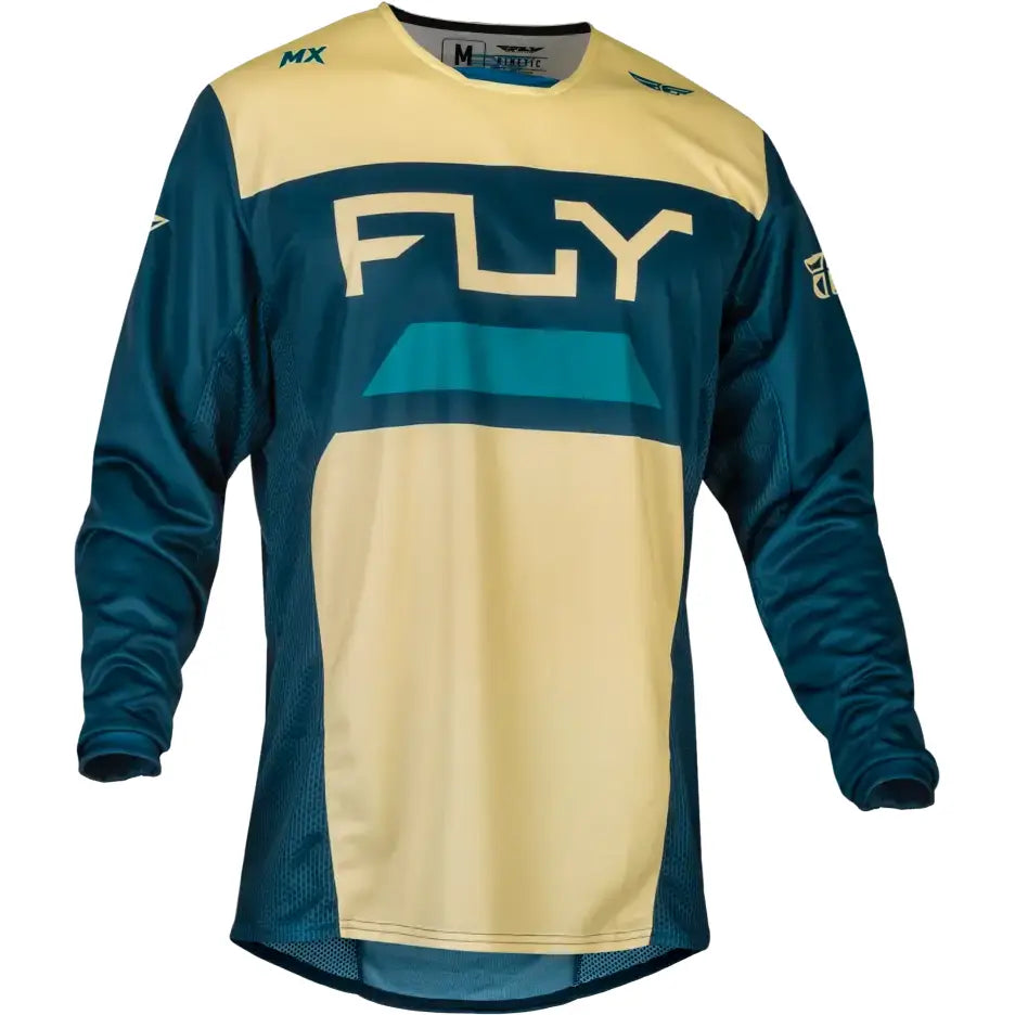 377-523M Kinetic Reload Jersey Ivory/Navy/Cobalt Md