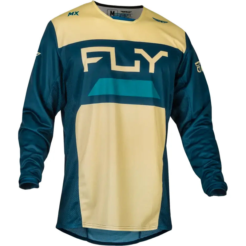 377-523S Kinetic Reload Jersey Ivory/Navy/Cobalt Sm