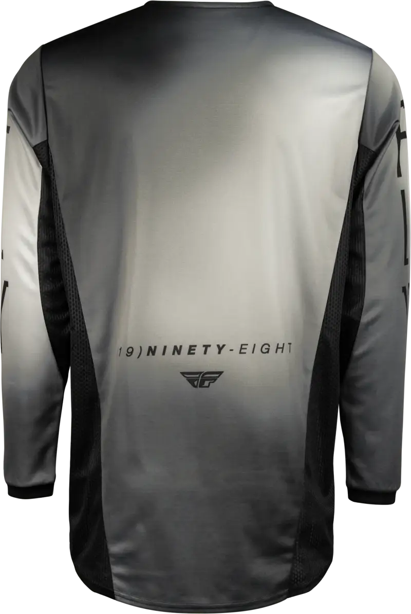 377-525YL Youth Kinetic Prodigy Jersey Black/Light Grey Yl