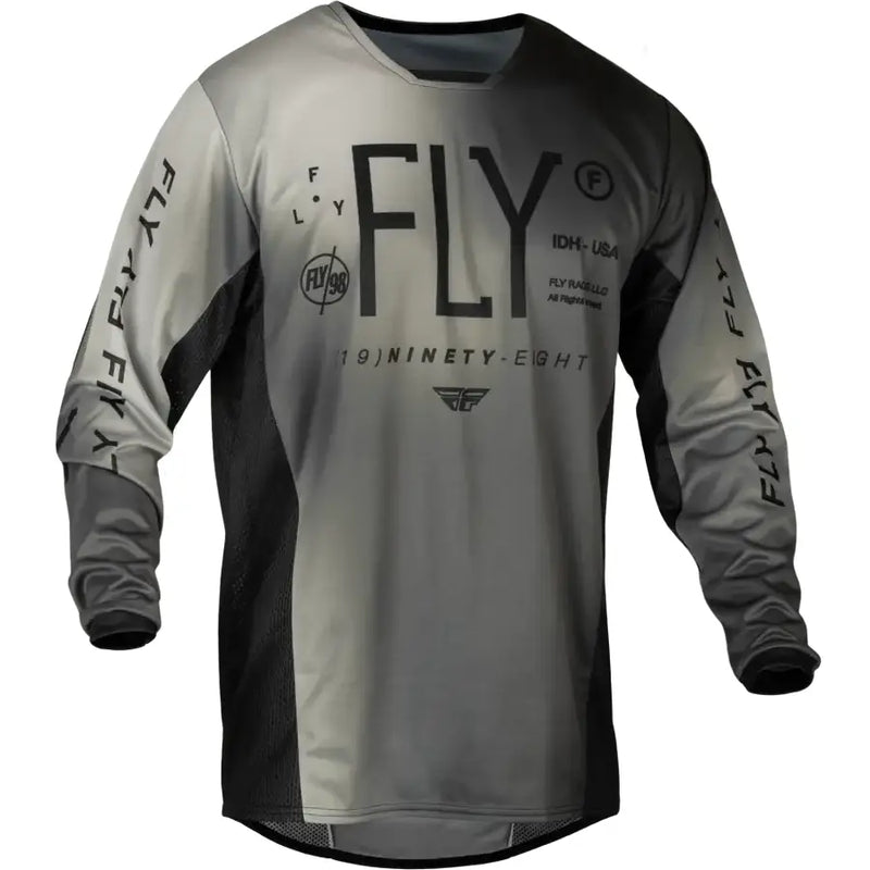 377-525YM Youth Kinetic Prodigy Jersey Black/Light Grey Ym