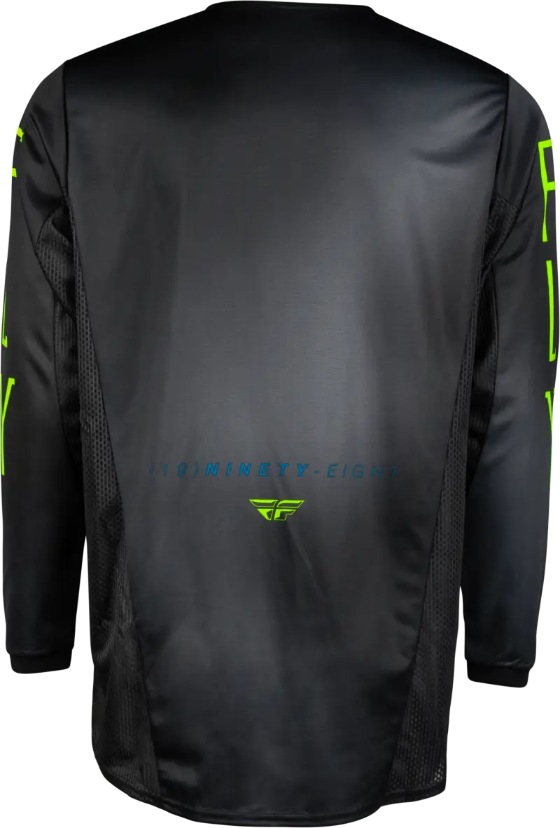 377-526YL Youth Kinetic Prodigy Jersey Charcoal/Neon Grn/True Blu Yl - RV and Auto Parts