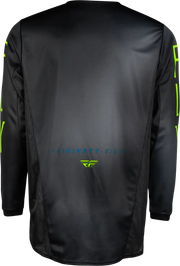 377-526YXL Youth Kinetic Prodigy Jersey Charcoal/Neon Grn/True Blu Yxl