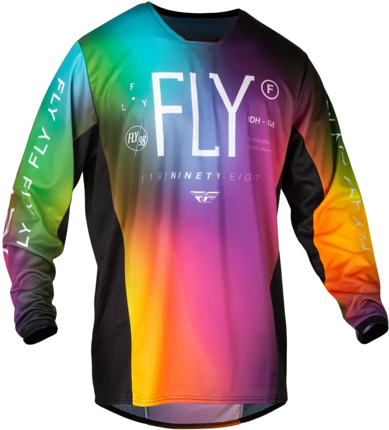 377-527YL Youth Kinetic Prodigy Jersey Fuschia/Elec Blue/Hi Vis Yl - RV and Auto Parts