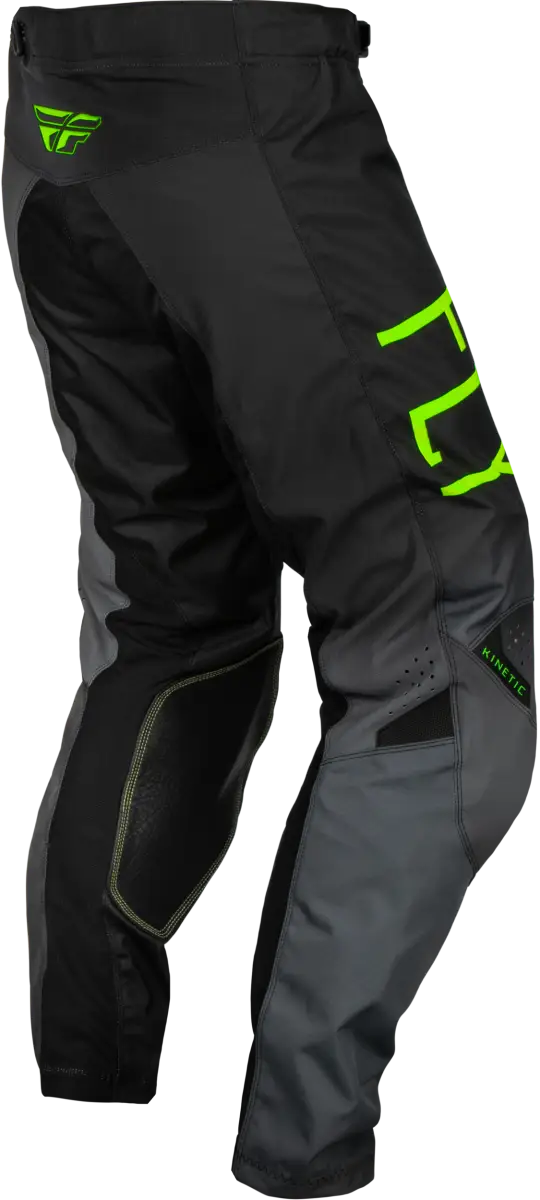 377-53626 Youth Kinetic Prodigy Pants Char/Neon Green/True Blu Sz 26 - RV and Auto Parts