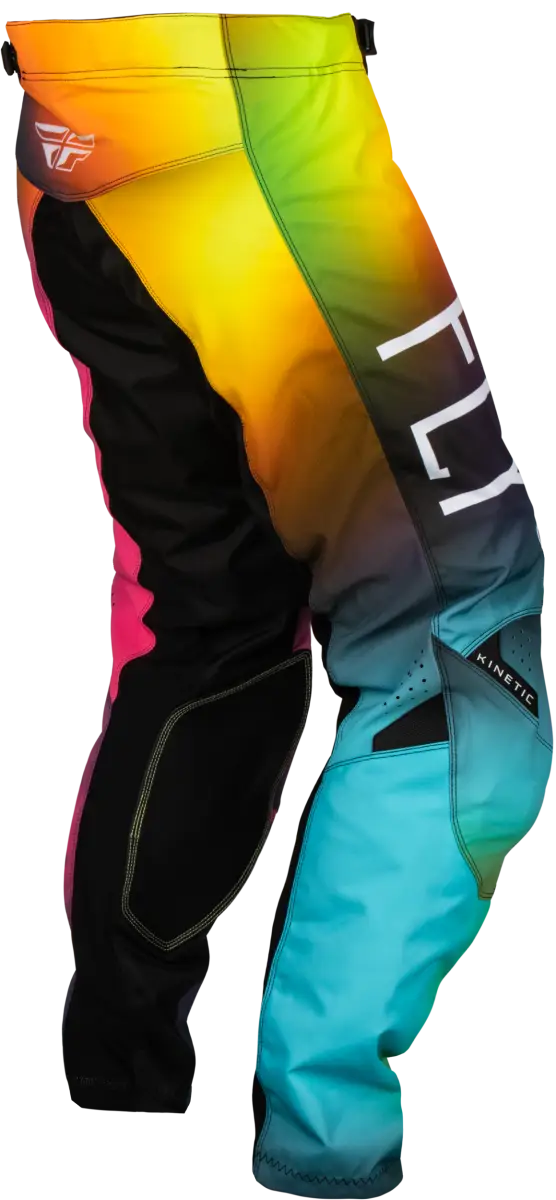 377-53718 Youth Kinetic Prodigy Pants Fuschia/Elec Blue/Hi Vis Sz 18 - RV and Auto Parts