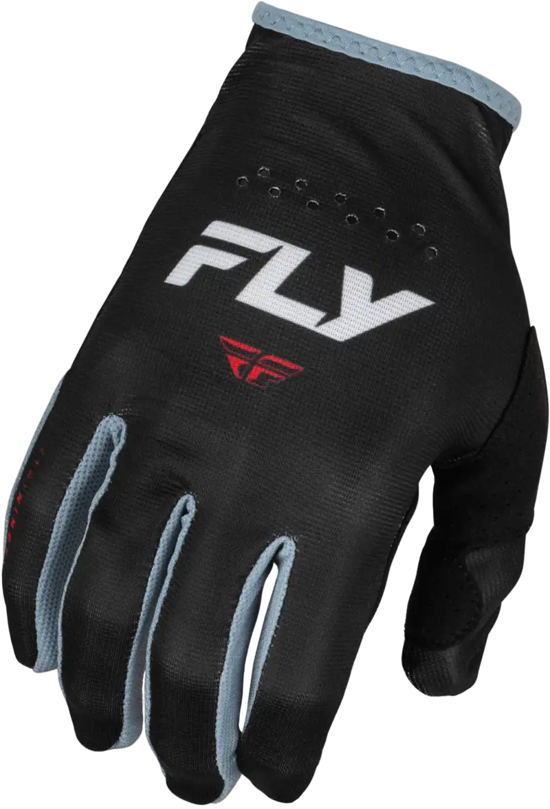 377-710L Lite Gloves Black/White/Red Lg - RV and Auto Parts
