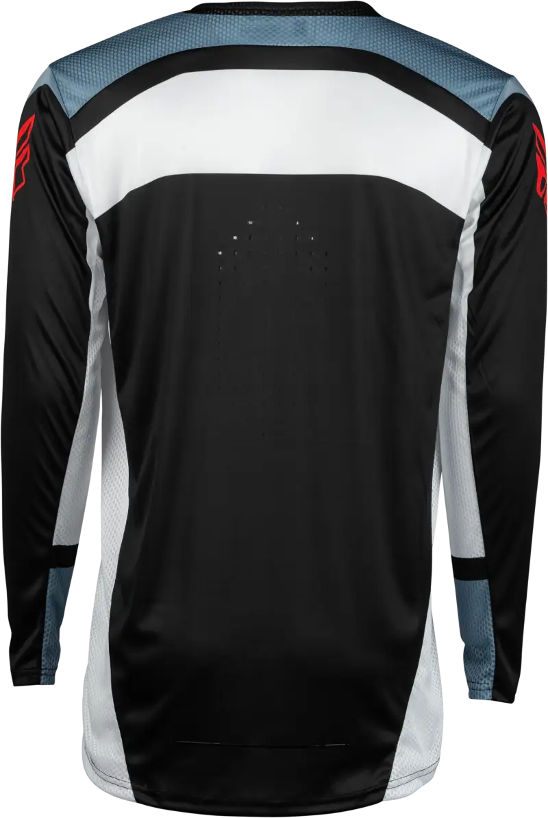 377-720L Lite Jersey Black/White/Denim Grey Lg - RV and Auto Parts