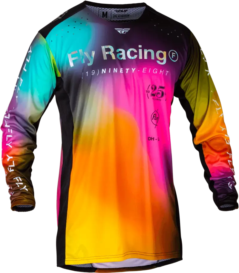 377-725X Fly Racing Lite Le Legacy Jersey Fuschia/Electric Blu/Hi-Vis Xl - RV and Auto Parts