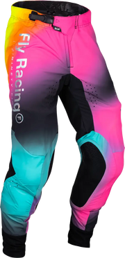 377-73532 Fly Racing Lite Le Legacy Pants Fuschia/Elec Blue/Hi-Vis Sz 32 - RV and Auto Parts