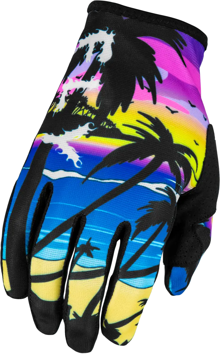 377-740M Lite Malibu Gloves Pink/Blue/Sand Md