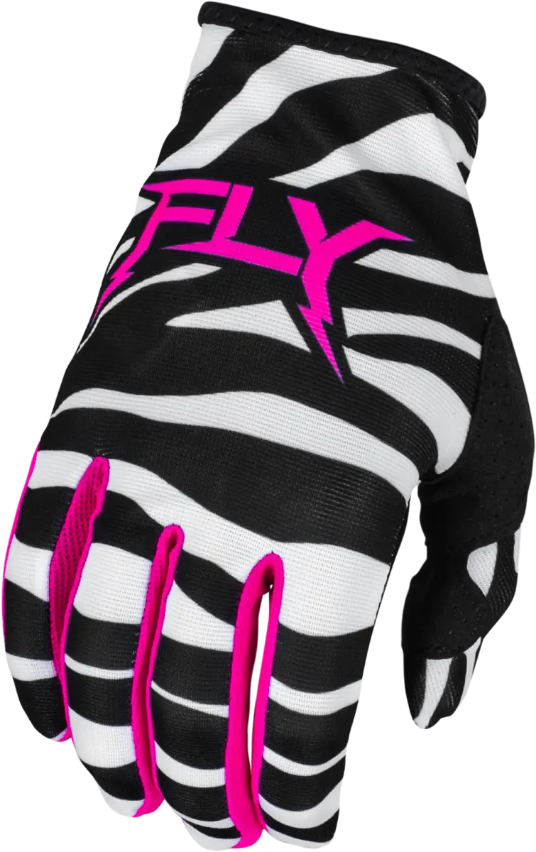 377-741L Lite Uncaged Gloves Black/White/Neon Pink Lg - RV and Auto Parts