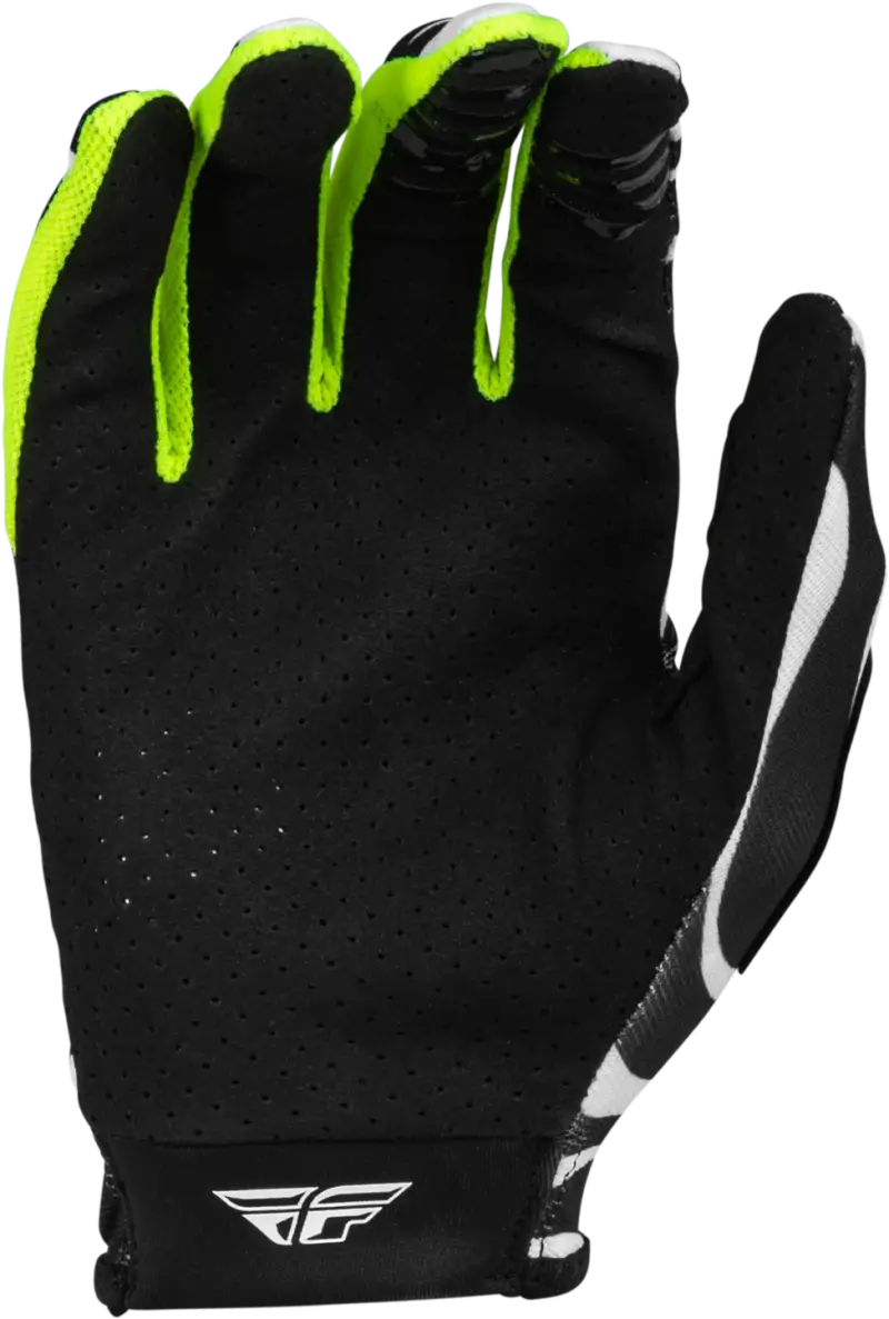 377-742S Lite Uncaged Gloves Black/White/Neon Green Sm - RV and Auto Parts