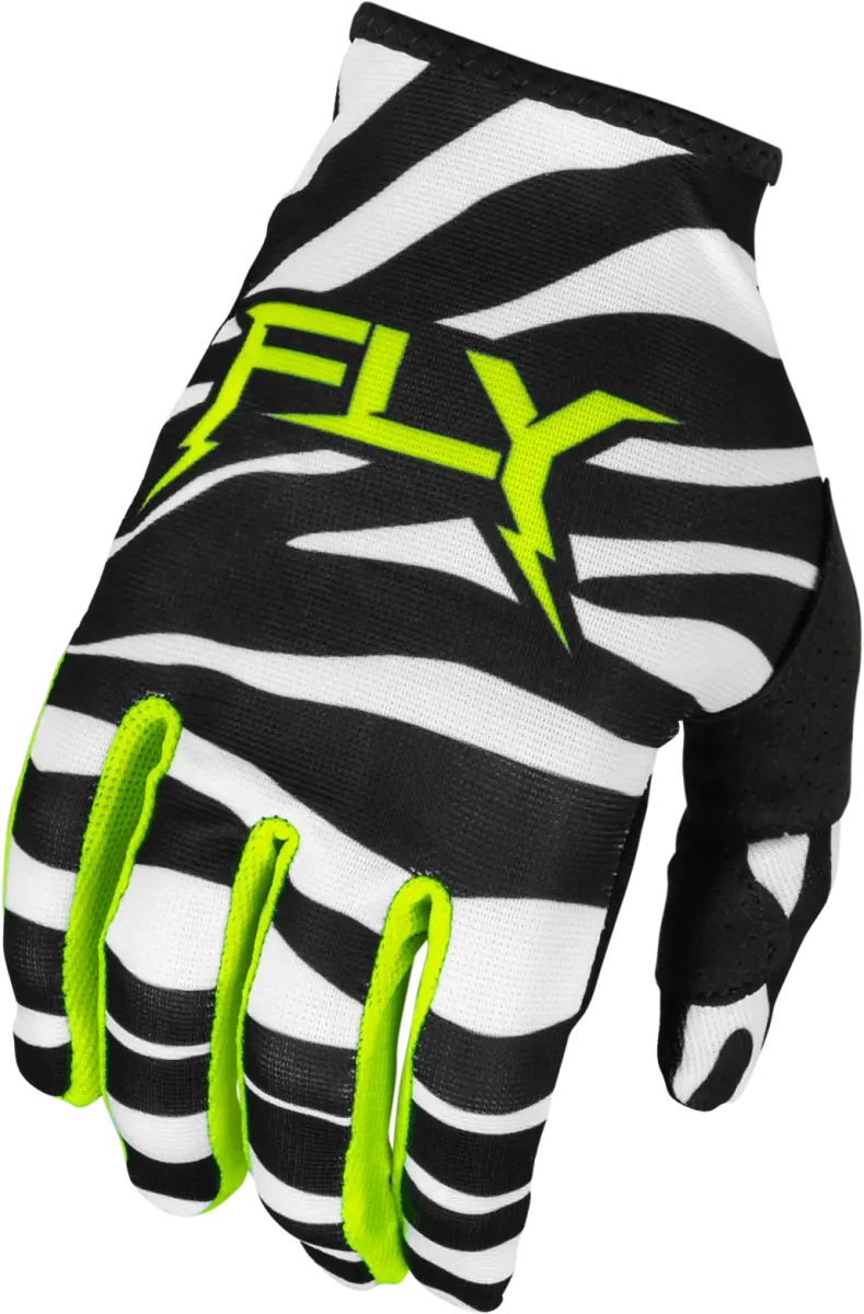 377-742S Lite Uncaged Gloves Black/White/Neon Green Sm - RV and Auto Parts