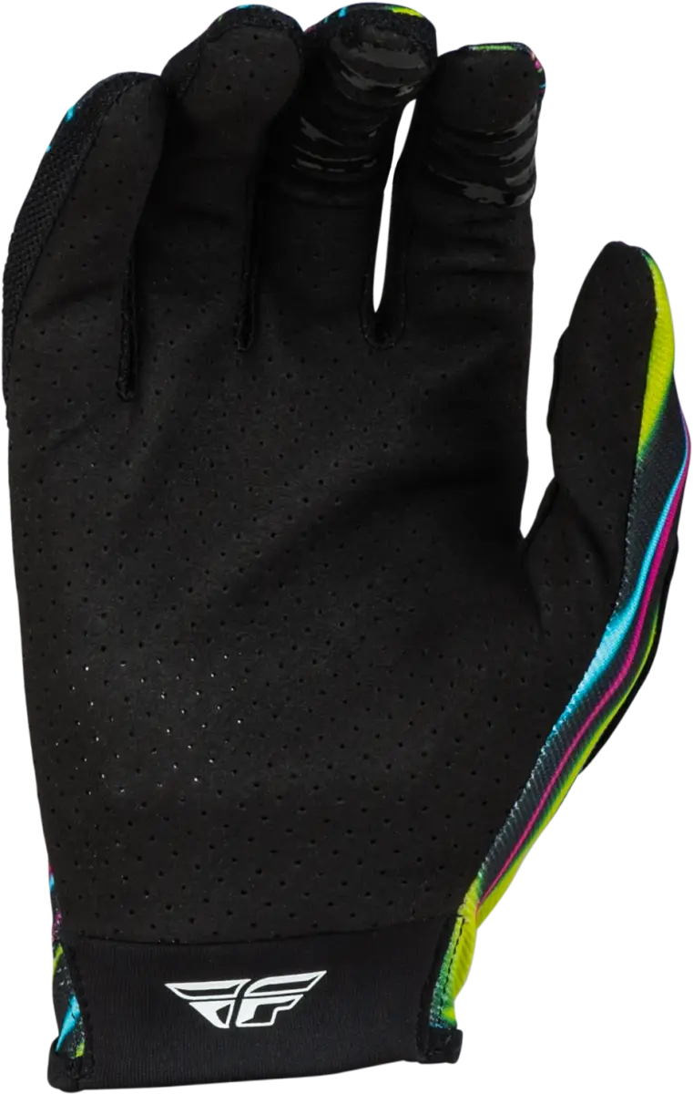 377-743M Lite Warped Gloves Black/Pink/Electric Blue Md