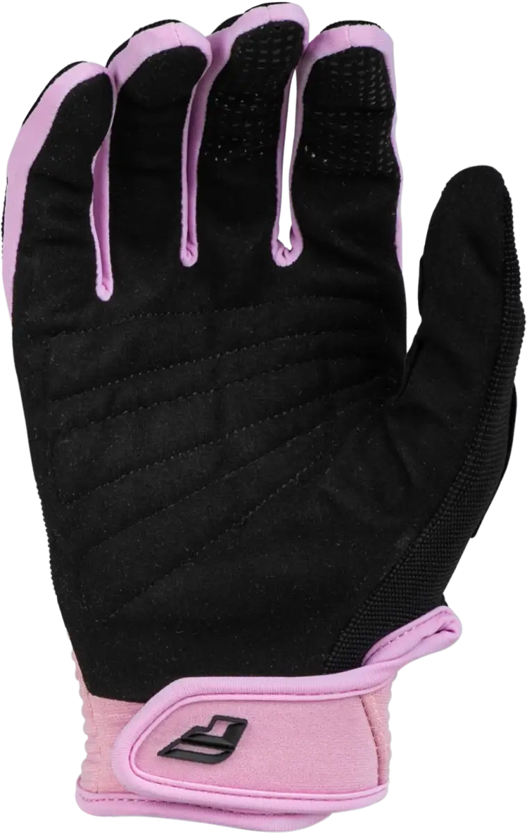 377-811L Women's F 16 Gloves Black/Lavender Lg - RV and Auto Parts