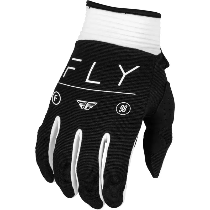 377-812L Women's F 16 Gloves Black/White Lg - RV and Auto Parts