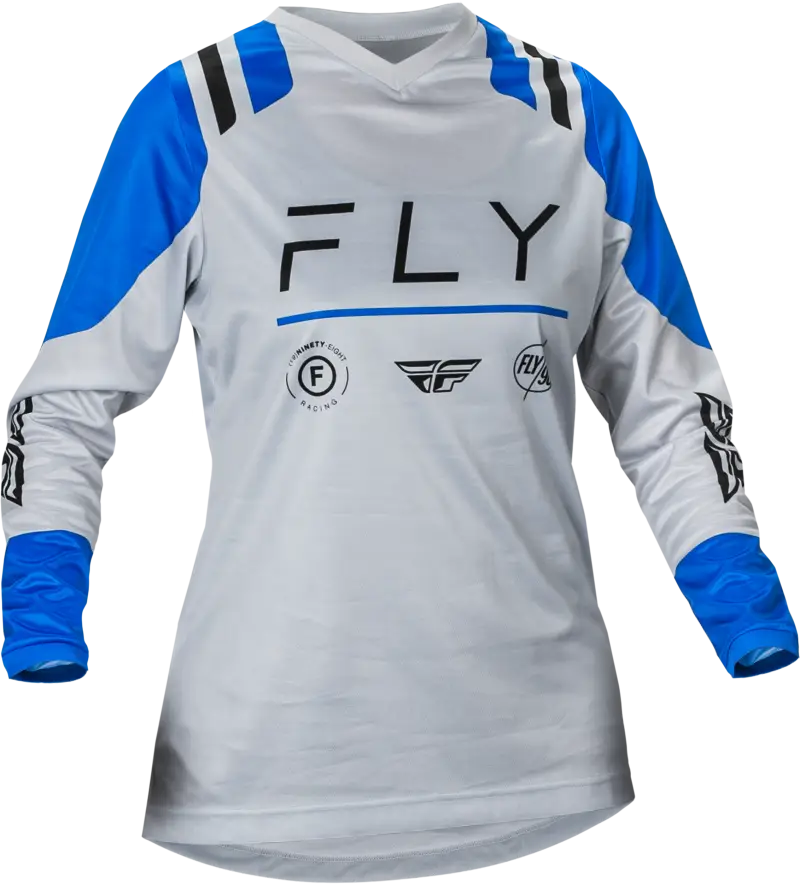 377-8202X Women's F 16 Jersey Arctic Grey/Blue 2x - RV and Auto Parts
