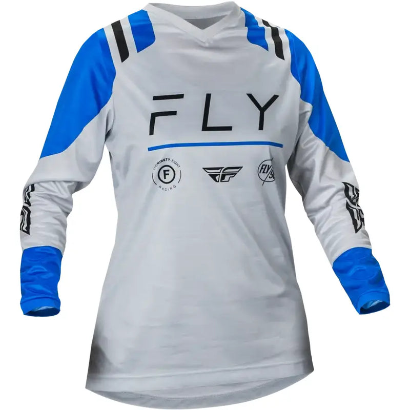 377-8202X Women's F 16 Jersey Arctic Grey/Blue 2x - RV and Auto Parts