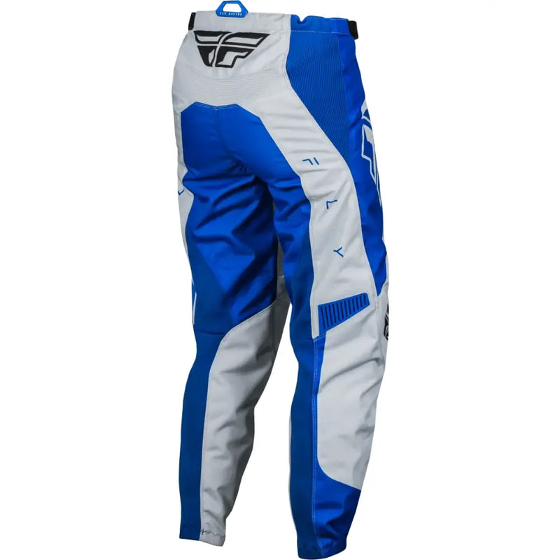 Women's F 16 Pants in Arctic Grey/Blue, featuring mesh comfort liner, multi-directional stretch ribbing, low profile stretch leg cuffs, 600D polyester, YKK main zipper, soft-flex protective rubber details, ergonomically pre-shaped knee, ratcheting closure, and waist belt for adjustability, RV, Automotive, Powersports, Pants, AVADA - Best Sellers.
