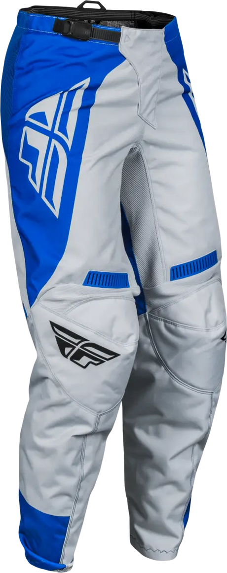 Women's F 16 Pants Arctic Grey/Blue Sz 0/02, featuring mesh comfort liner, multi-directional stretch ribbing, low profile stretch leg cuffs, 600D polyester, YKK zipper, soft-flex protective rubber details, ergonomically pre-shaped knee, ratcheting closure, women's athletic fit, RV, Automotive, Powersports, off-road, marine, exterior, truck accessories, interior, truck bed, rv parts, Powersports, Pants, AVADA - Best Sellers