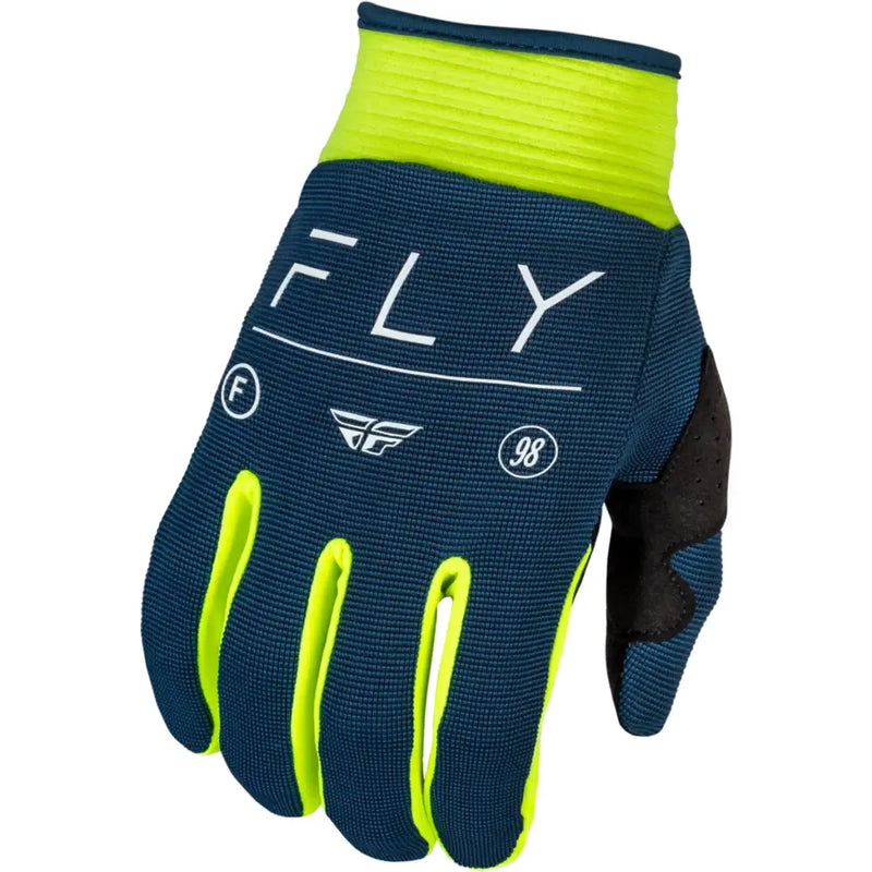 377-912L F 16 Gloves Navy/Hi Vis/White Lg - F-16
