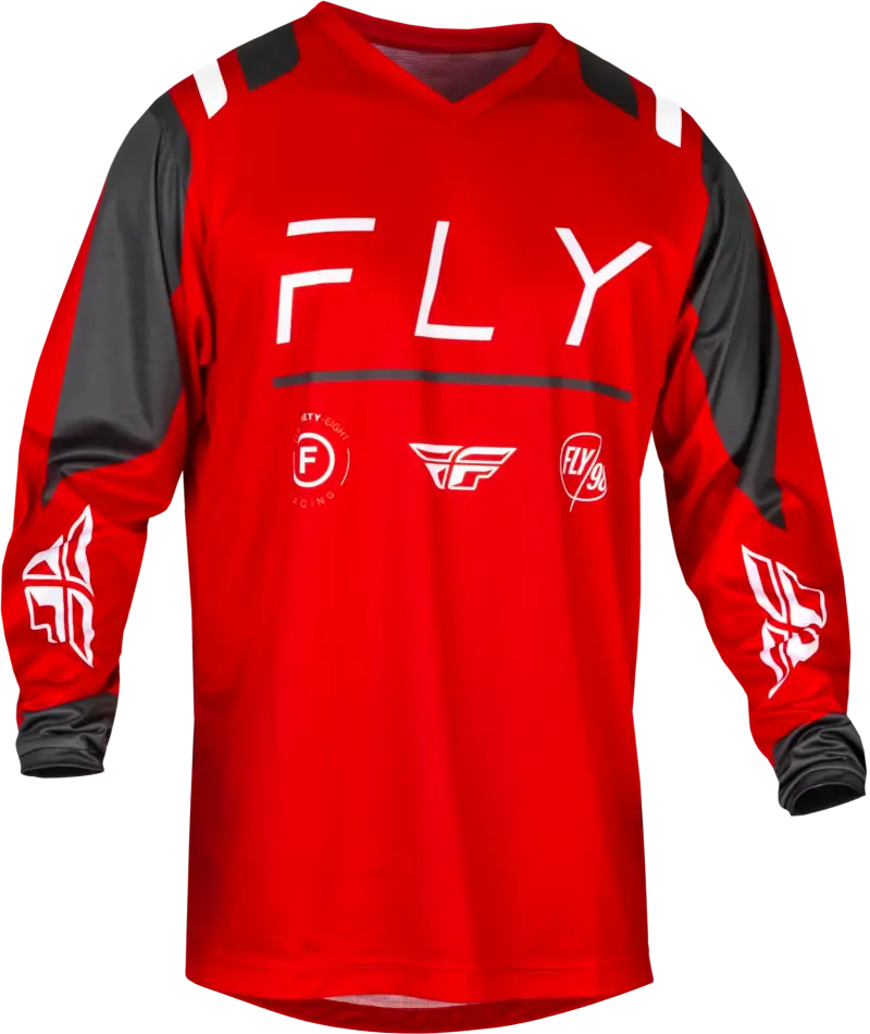 377-923S F 16 Jersey Red/Charcoal/White Sm - RV and Auto Parts