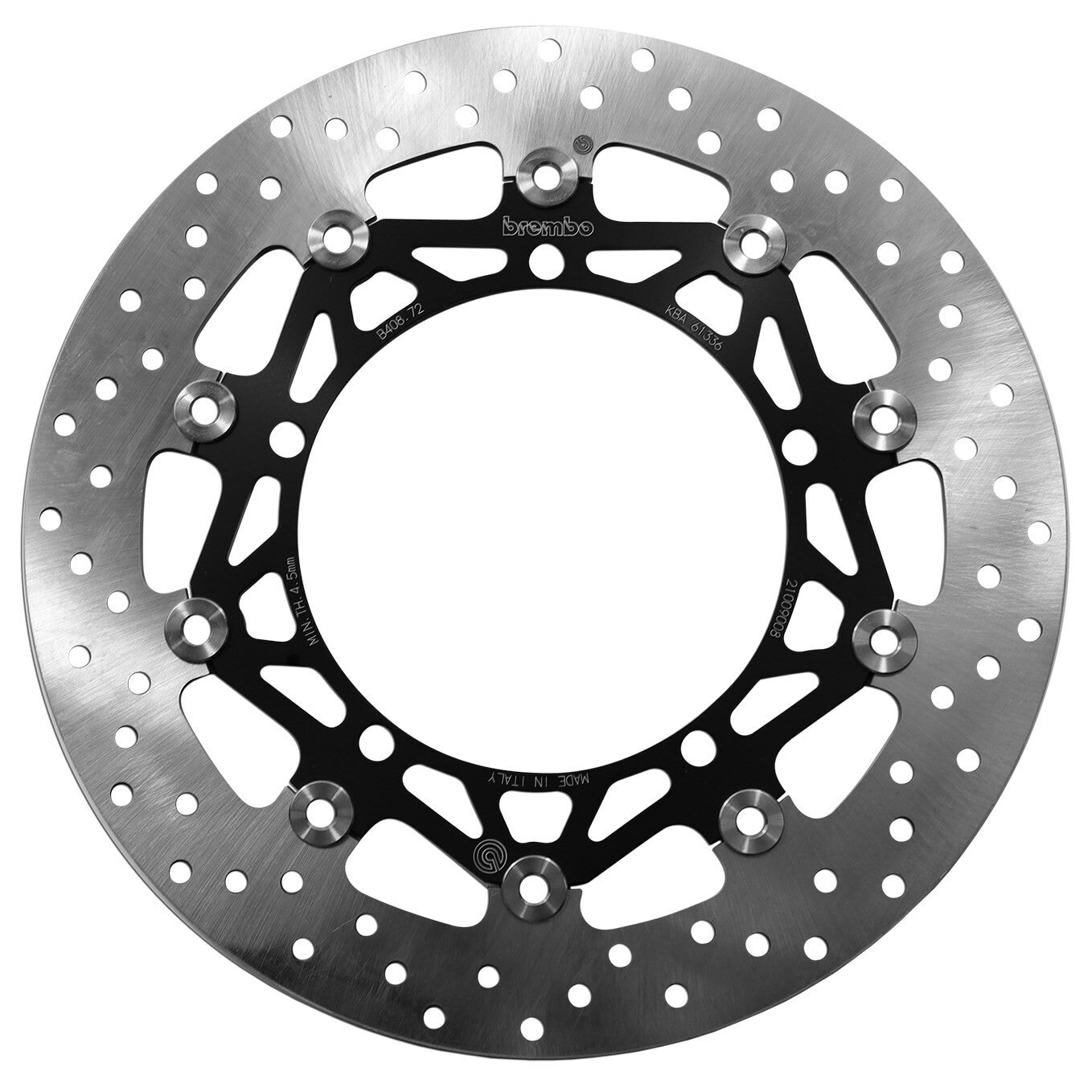 Brembo Front Rotor Floating Brakes 78B40872 - Serie Oro