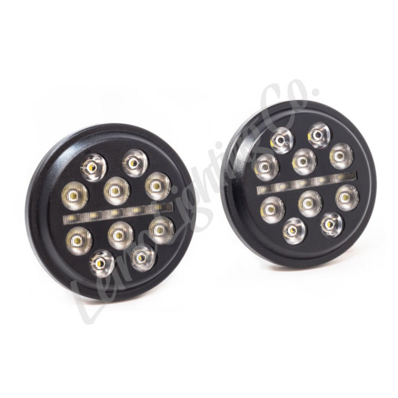 Letric Lighting LLC-ILPL-BS Letric Lighting 4.5in Black Buck-Shot Indian