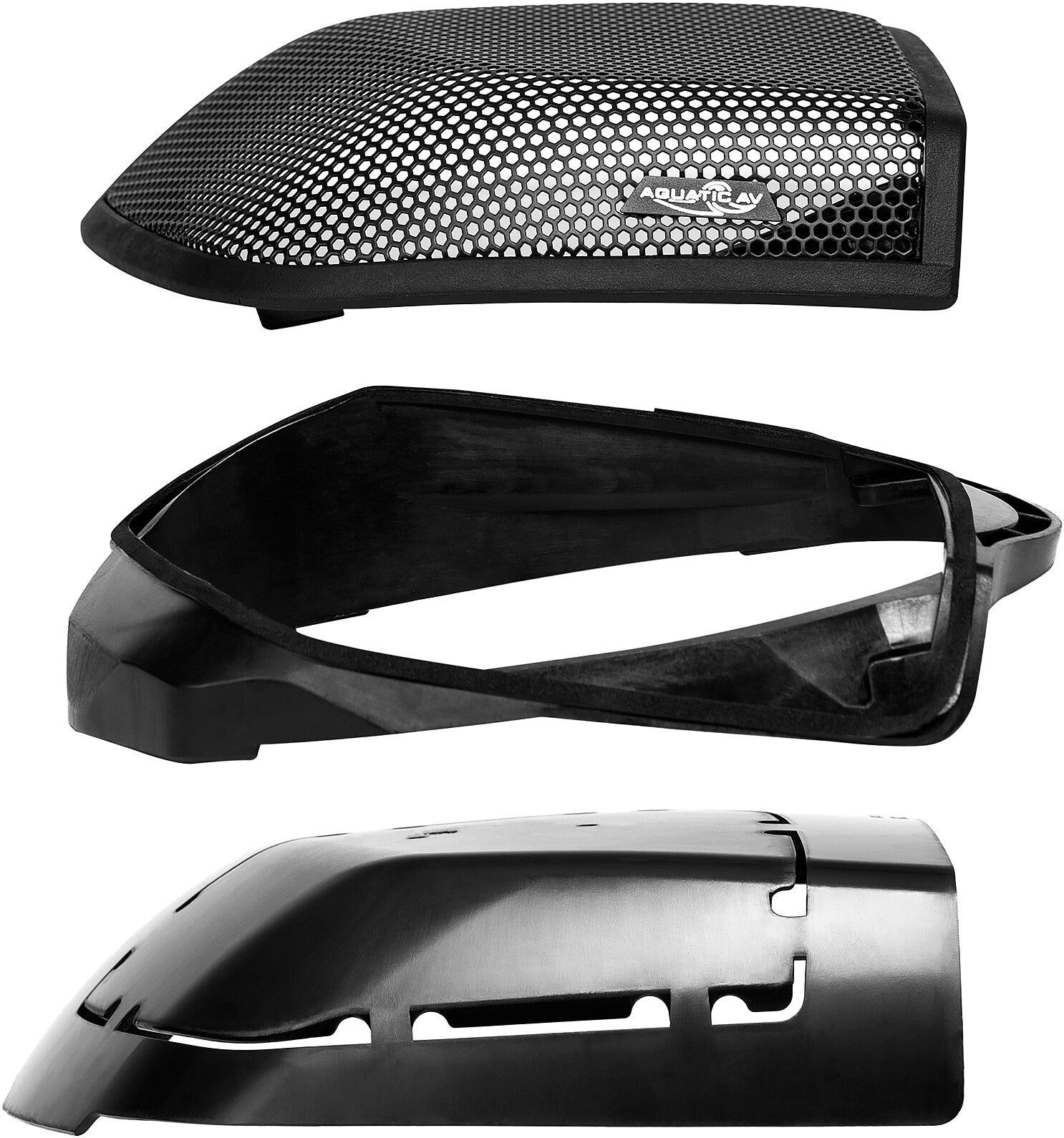 Aquatic AV AV Ultra Saddlebag Kit Audio/Visual/Communication HG099 - 6X9 Flt 98-13 Saddlebags