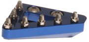 RFX Rear Brake Tip CNC Replacement Foot Controls FXRB 90101 99BU - Blue Solid