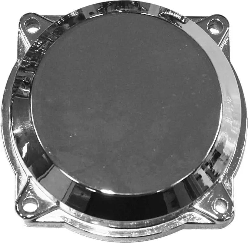38-124 Carburetor Top Cover Chrome Plain Design