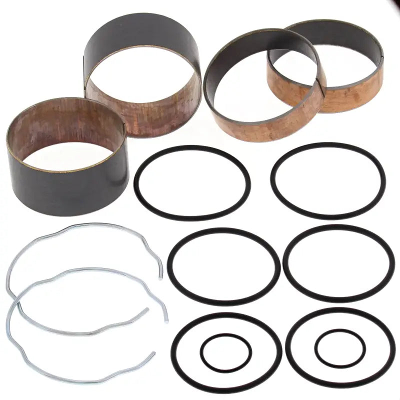 Motorcycle fork bushing kit with fork bushings and seals for 38-6042 Fork Bushing Kit