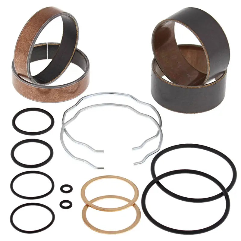Motorcycle fork bushing kit for rebuilding forks with the 38-6116 Fork Bushing Kit