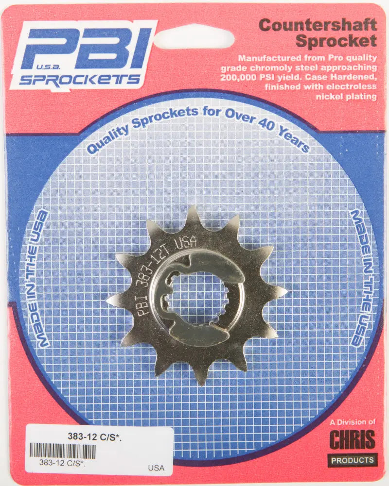 383-12 Front Cs Sprocket Steel 12t 520 Hon - Countershaft