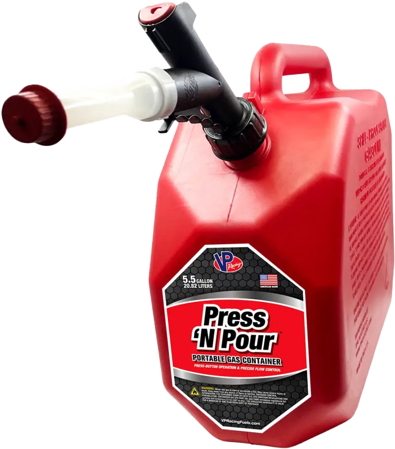 VP RACING Press 'N Pour Gas Can 5.5 Gal