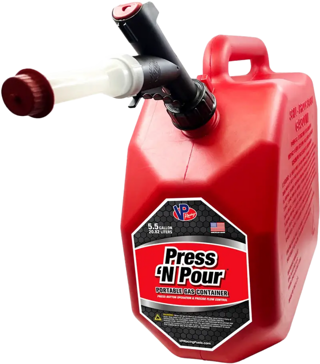 VP RACING Press 'N Pour Gas Can 5.5 Gal