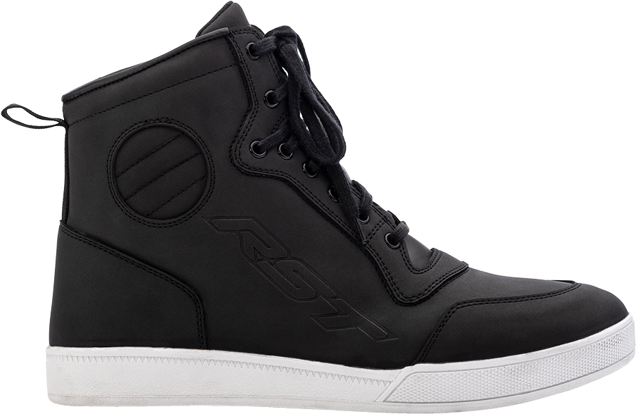 RST Women's Hitop Moto CE Waterproof Shoe Footwear 103126Black-38 - Black Womens WP 103126BLK-38