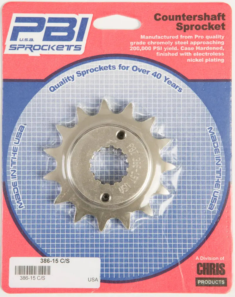 386-15 Front Cs Sprocket Steel 15t 520 Hon - Countershaft